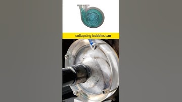 Transparent View of a Centrifugal Pump! These Bubbles Could Damage the Pump Body #Valves #Machinery