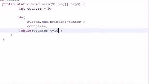 Java Programming Tutorial 24 do while Loops