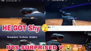 🔴 BTSがVをサプライズ…照れすぎた瞬間🥹💜