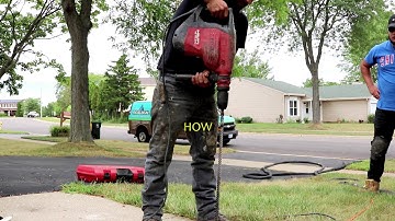 Concrete Leveling via Polyjacking (Trailer)