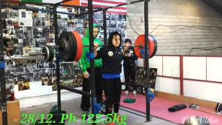 1rm High bar back squat
