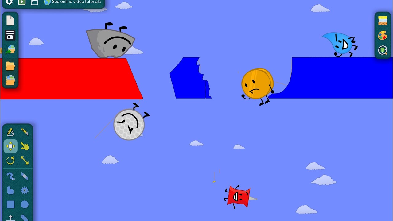 Bfdi floor is lava:TEAMS TEAMS AND MORE TEAMS season 2 part 1