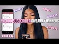 50K MAKEUP GIVEAWAY WINNERS