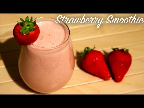 easy-strawberry-smoothie-recipe-||-strawberry-smoothie-with-yogurt