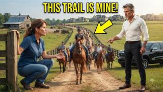 A Developer Drove 40 Horses Across Her Farm Every Day—Then She Closed the Trail He Never Owned