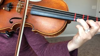 How to play A# on the E string (extended 3rd finger on the violin)