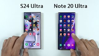 samsung s24 ultra vs note 20 ultra | speed test