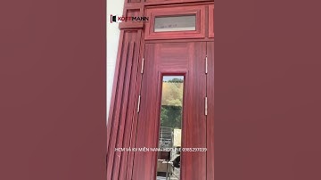 CỬA THÉP VÂN GỖ KOFFMANN - THI CÔNG