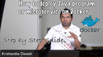 How to deploy Java Application / Microservice on docker without plugin