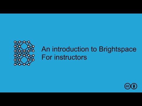 Brightspace - an introduction for instructors