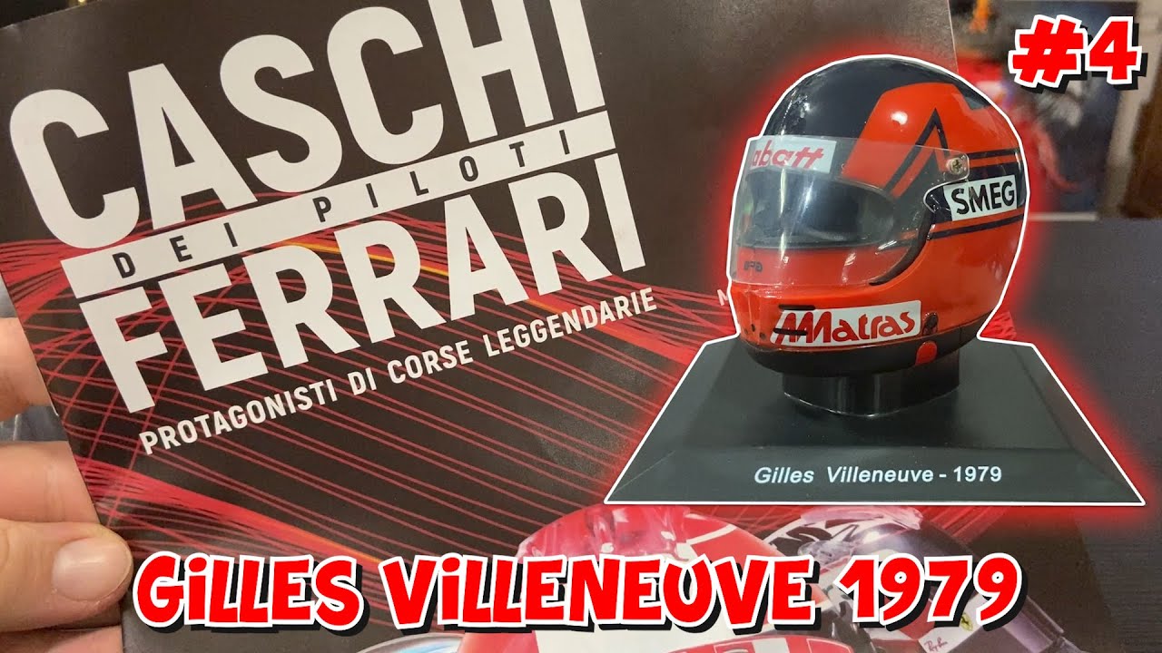 CASCHI Dei PILOTI FERRARI 4 GILLES VILLENEUVE 1979 Centauria caschi-dei-piloti-ferrari-4-gilles-villeneuve-1979-centauria