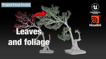 Adding Twigs, Leaves & Foliage in Houdini – Procedural & Handcrafted Workflow