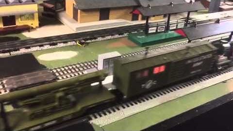 O Gauge train layout progress - video 3