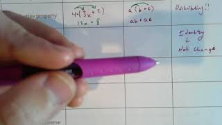 Algebra 1 Notes 1.2 (Algebraic Properties)