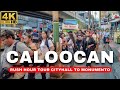 4k exploring caloocan city rush hour  virtual walk from city hall to monumento 2024