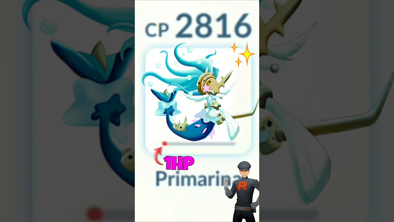 1Hp Shiny✨ Primarina Destroy Grunt Badly in 