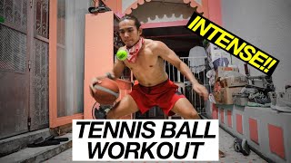 SOBRANG INTENSE NA TENNIS BALL TRAINING!! // HOME LEG WORKOUT DIN!! (LDS: Episode 10) | vlog 500