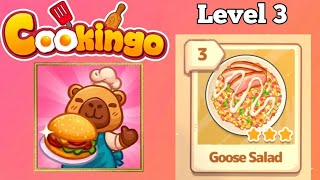 Cookingo perfect meal Level 3 Solution Walkthrough #puzzlegames 