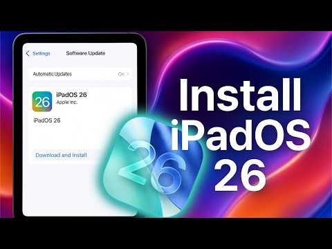 How To Install IPadOS 26 How To Update IPad To IPadOS 26 Tutorial