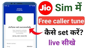 Jio sim me Free Caller Tune Kaise Lagaye | Jio Tune Set Kaise Kare | How To Set Jio Tune