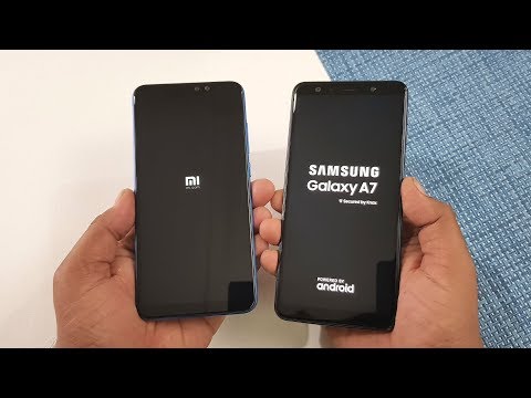 Redmi Note 6 Pro vs Samsung A7 ( Triple Camera ) Speed Test