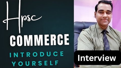 Commerce interview | hpsc pgt commerce teacher Interview questions | PD classes