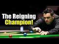 Ronnie osullivan focused only on winning the frames