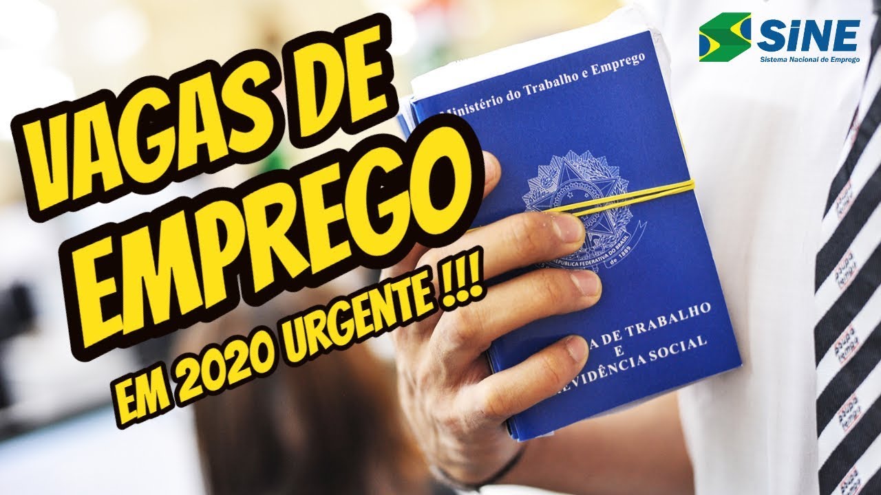 VAGAS DE EMPREGO EM 2020 - Comece 2020 de EMPREGO NOVO  - VAGAS EXCLUSIVAS