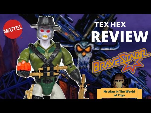 Mattel BraveStarr Toys - Tex Hex Review 