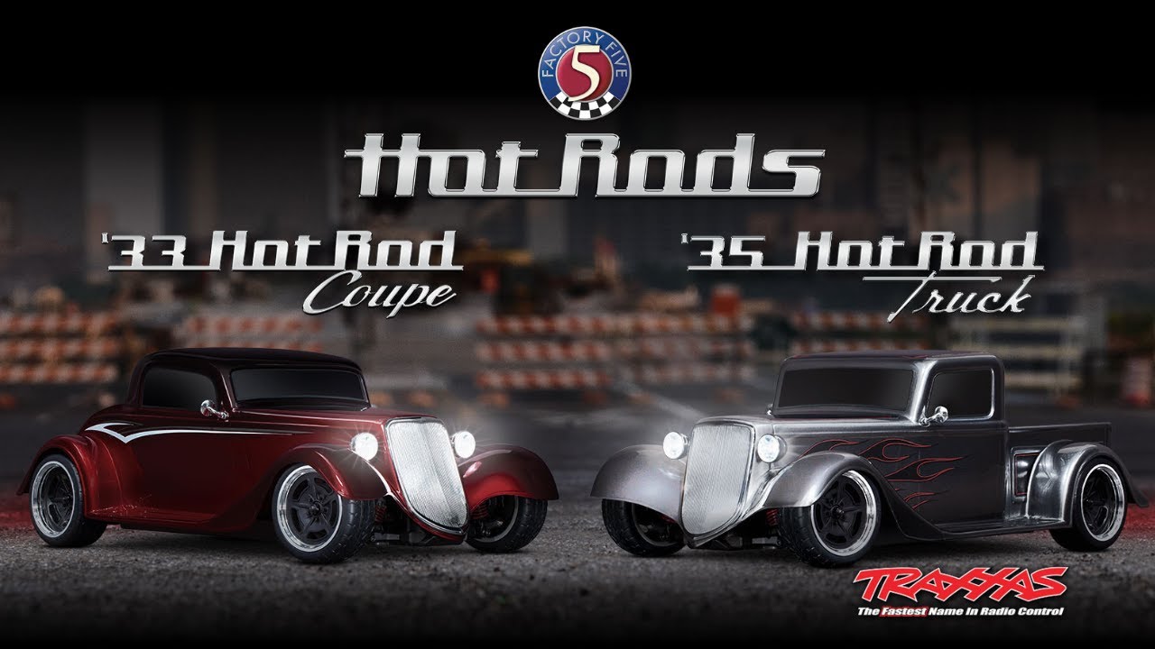 Hot Rod Roundup ｜ @Traxxas @factoryfive '33 Coupe & '35 Truck