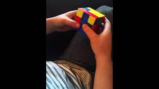 How to solve a rainbow cube