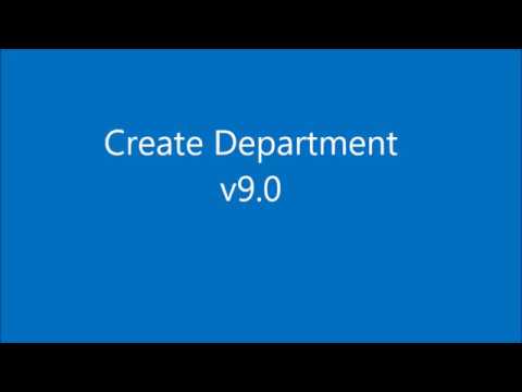 Create A Department