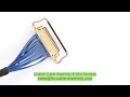 imaging endoscope micro coax custom cable assembly waterproof RS 485 Moldex to LEMO IP67 LSZH jacket