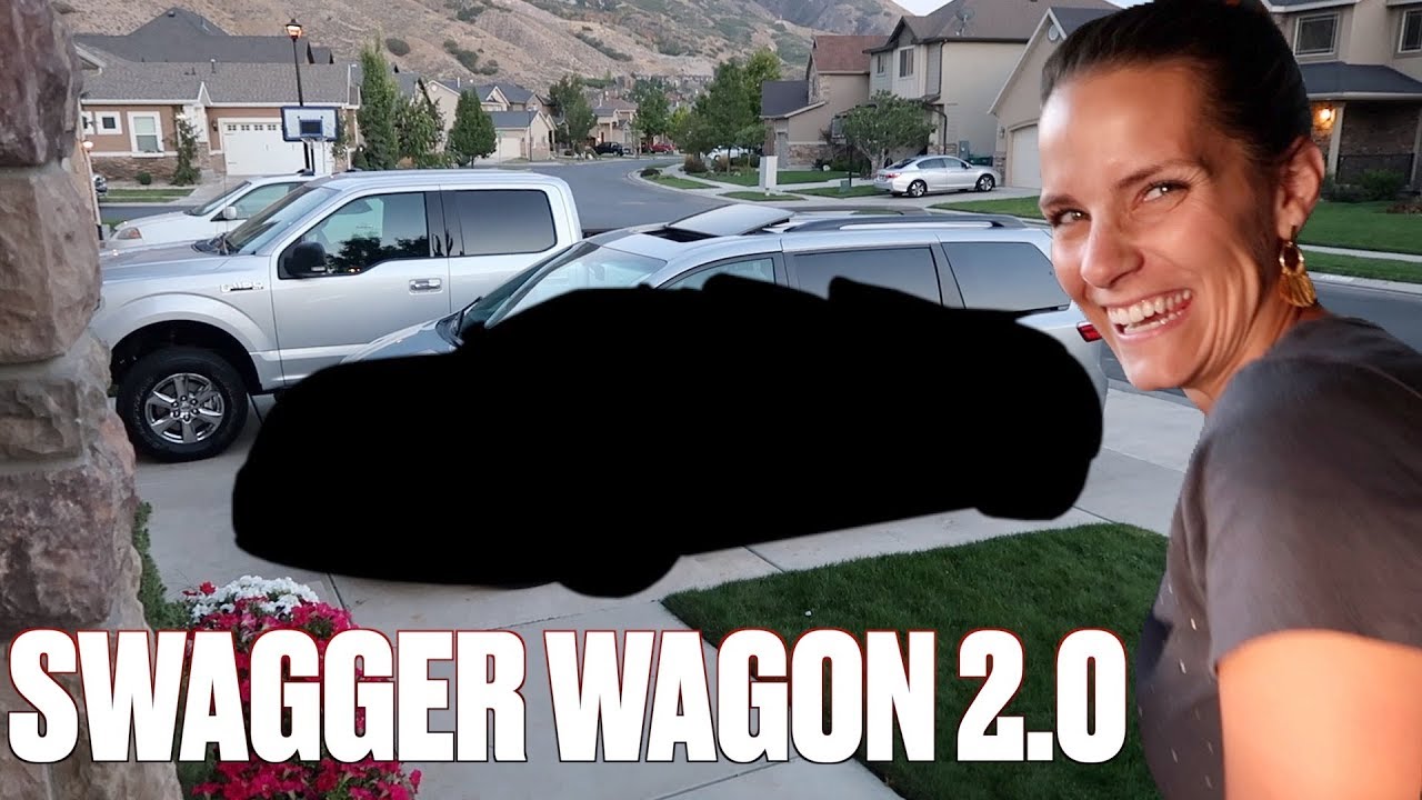 WIFE SURPRISES HUSBAND WITH NEW FAMILY DREAM CAR (sort of) SWAGGER WAGON 2.0