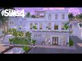 Luxury Mansion in Dambele with Tattoo Studio 🌴| The Sims 4 | Relaxing Speed Build | ASMR | No CC