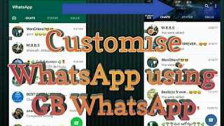 Customise WhatsApp using GB WhatsApp screenshot 5