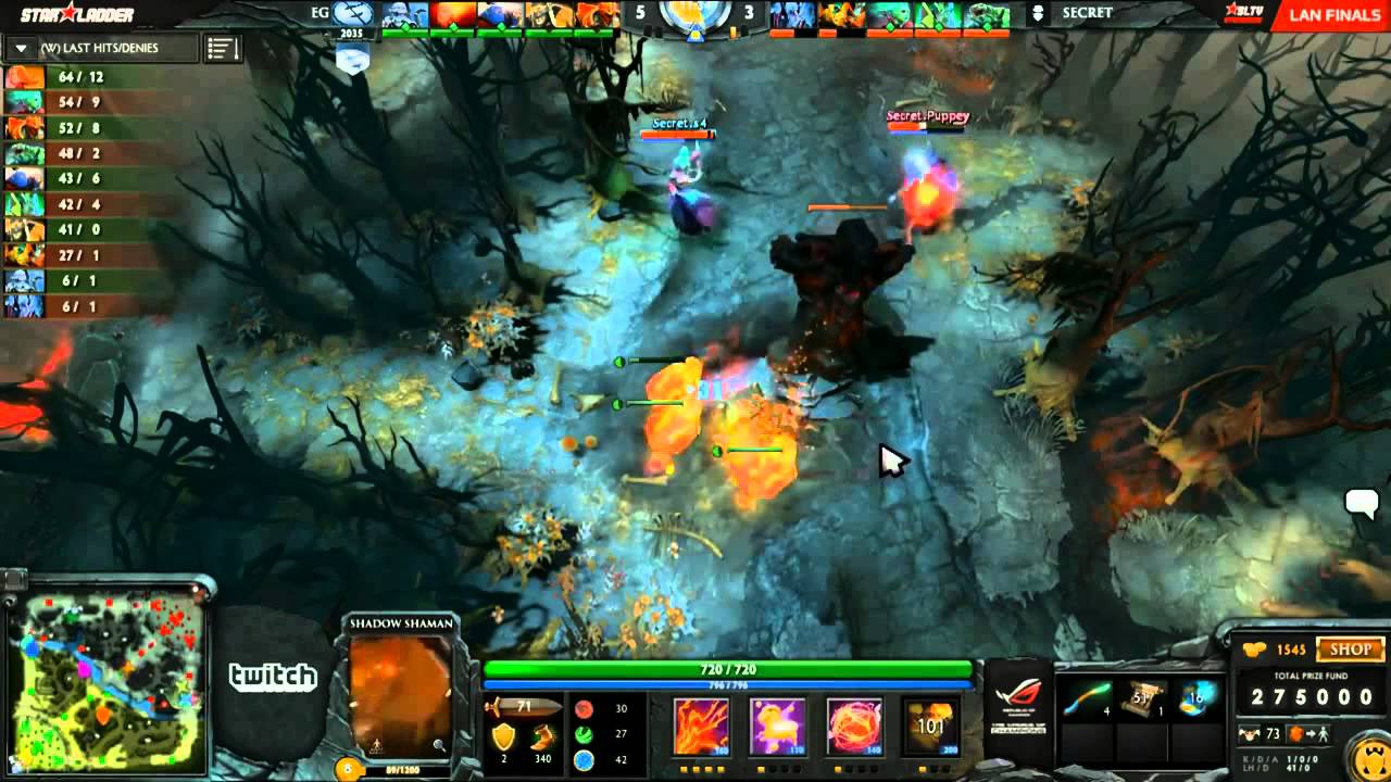 Starladder Финал Винеров   Team Secret vs EG, 2 игра, 25 10 2014