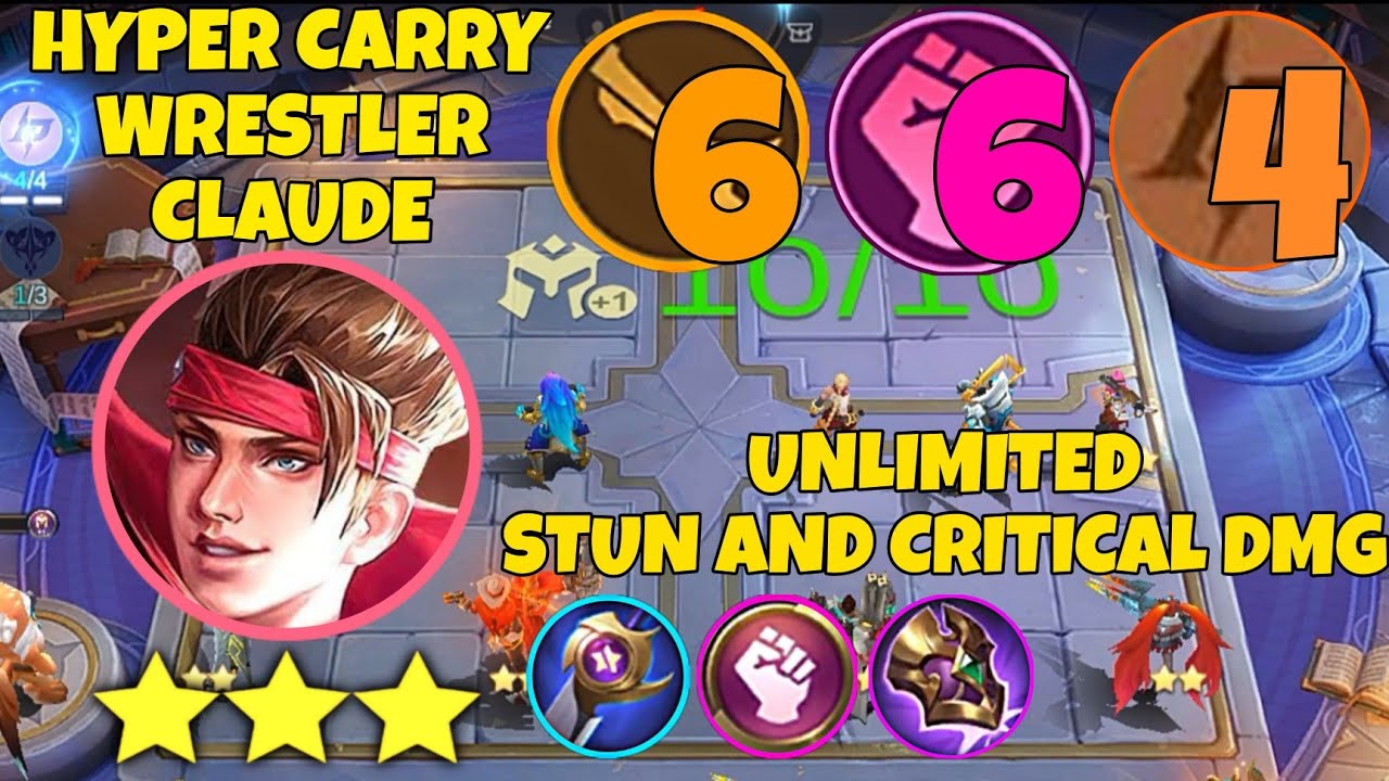 THIS IS WHAT HAPPEN IF 3 STAR CLAUDE GOT STARFALL & WRESTLER CRYSTAL | UNLIMITED STUN & CRITICAL DMG