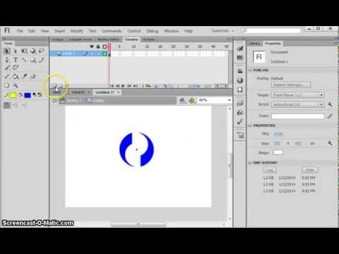 Tutorial Animation Scripting_membuat Simple Circular Flash Preloader Animation