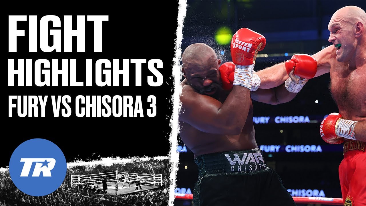 Tyson Fury Kos Chisora in Rd 10, Ends Trilogy in Front of 60,000 people FIGHT HIGHLIGHTS