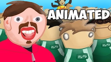 $456,000 Squid Game In Real Life But Its ANIMATED
