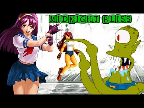 KANG VS ATHENA ASAMIYA Midnight Bliss With Kang KOF Mugen Epic Battle