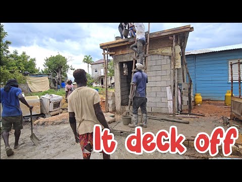Decking cast soh  a rough cast and rendering in the coming week