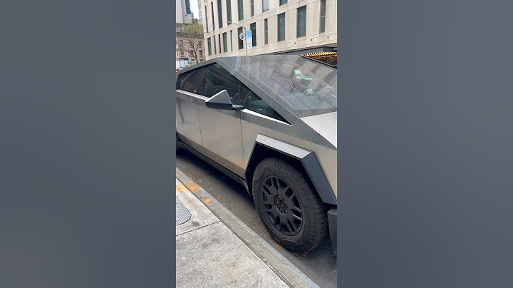 the CYBERTRUCK in person IMPRESSES