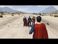 GTA 5 - Superman VS Avengers Trinity