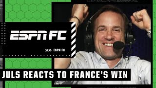 Juls can’t contain his joy after France beat Denmark | ESPN FC