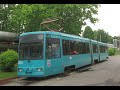 РЕДКОСТЬ!!! Трамвай АКСМ-743 проезжает мимо Трамвайного парка (Минск) борт. №031 марш. ALEX GREEN