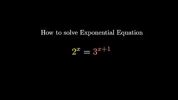 Solving Exponential Equations with Manim Python | Step-by-Step Tutorial