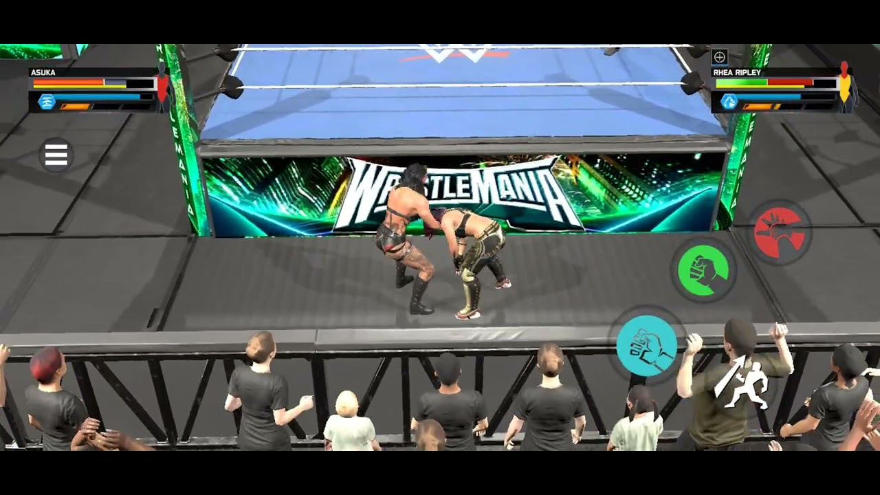 Can Asuka End Rhea Ripley's Streak? WWE 2K25 Netflix Edition #wwe #netflix #gaming #fullmatch #1vs2 