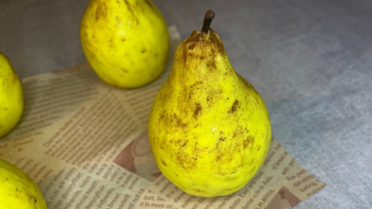 RECETTE DE LA POIRE EN TROMPE L’OEIL 